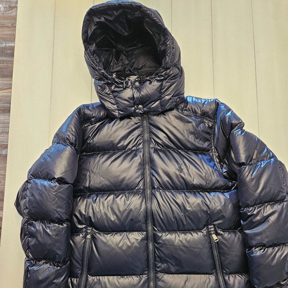 Polo Ralph Lauren Decker Glossed Navy Down Jacket